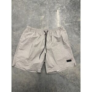 Flag Nor Fail Men's XXL Swim Trunks Gray Drawstring Liner All Over Print